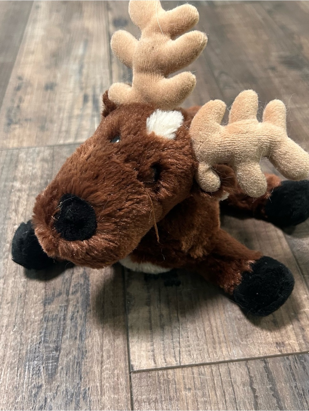 Ganz Reindeer Moose‎ Elk Stuffed Plush Animal 9" Brown No Code